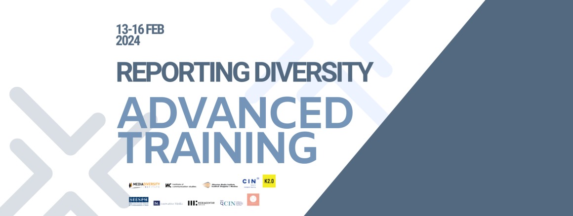 REPORTING DIVERSITY Advanced Training: Call for Participants